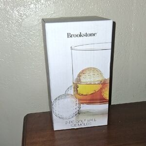 Brookstone Transparent Golf Ball Ice Molds